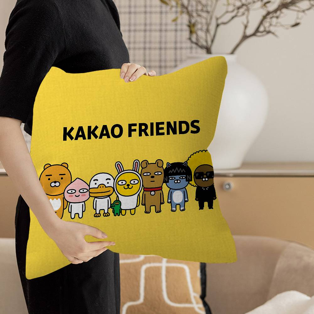 K-KAKAOS FRIENDS Cushion Cover Decorative Pillow Sofa Home Decor case pillow cases