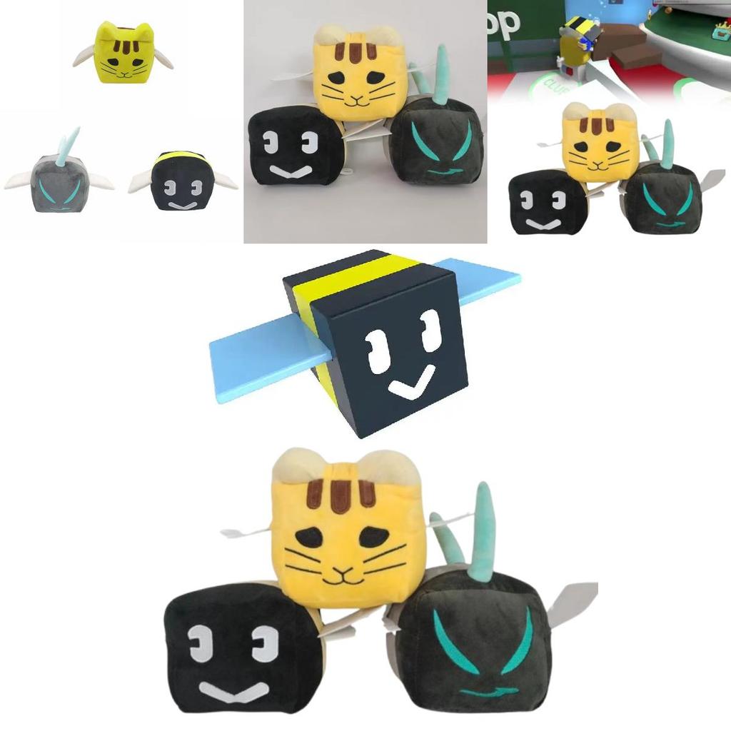 Bee Swarm Simulator Plush Cat Toy With Short Pile Plush For Kids And Collectors