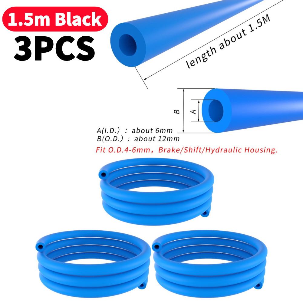 1-10Pcs 1.5/1.6M Bike Frame Internal Housing Damper 6mm Foam Sleeve Bicycle Cable Dampener For MTB Road Bicycle Shifting Cable