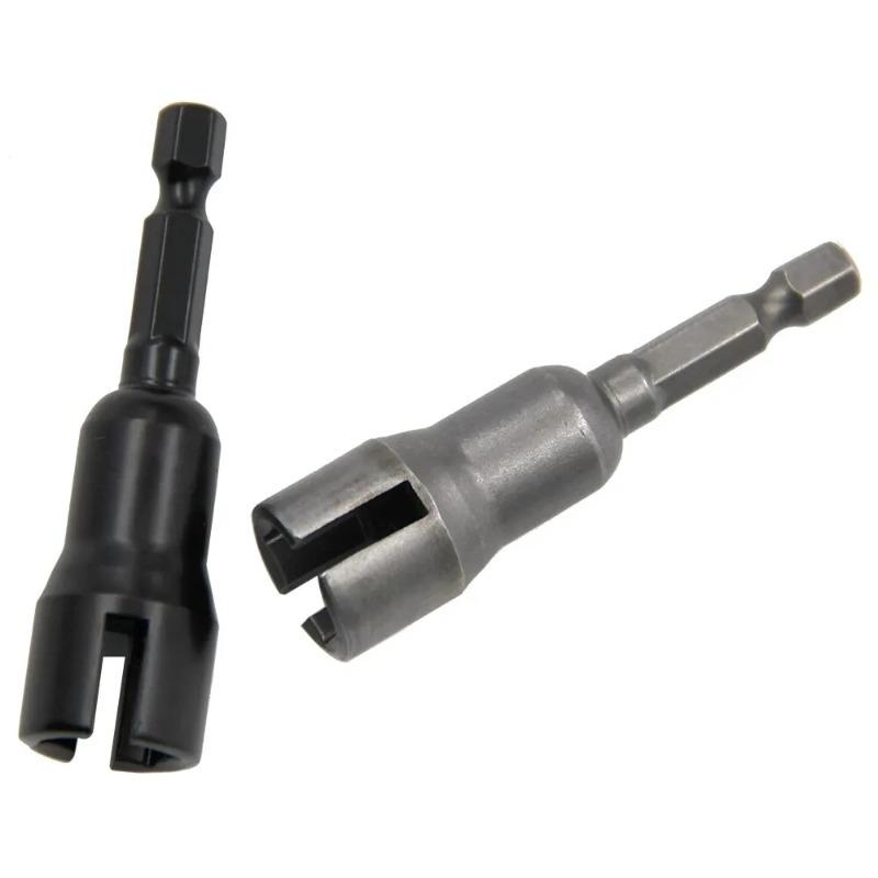 Natural Slotted Butterfly Hole Socket Wrench 65mm Hexagonal Handle Electric Screwdriver Wing Nut Socket Tool Tools Set