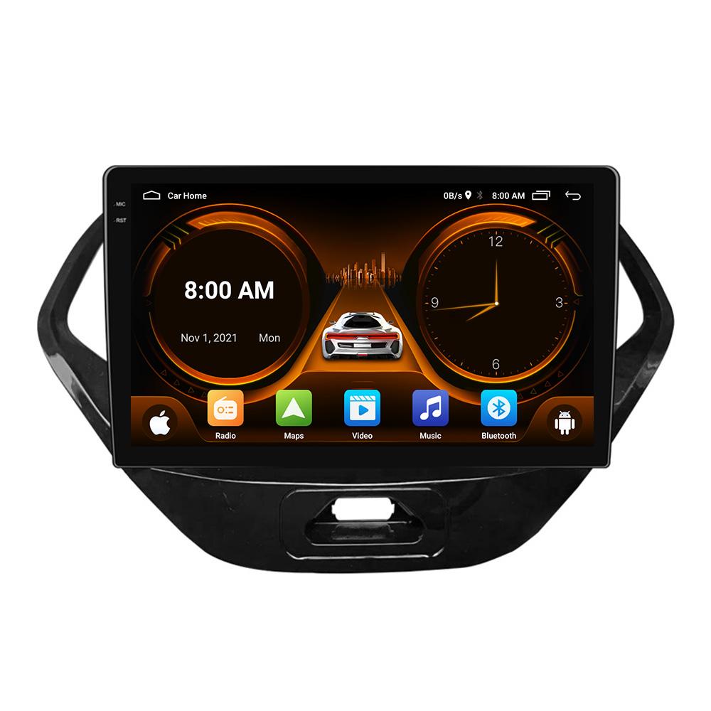 9" Car Radio For Ford FIGO 2015-2018 Android12 GPS Navigation Auto Multimedia Player Wireless Carplay Rear Camera 360 WIFI BT 4G