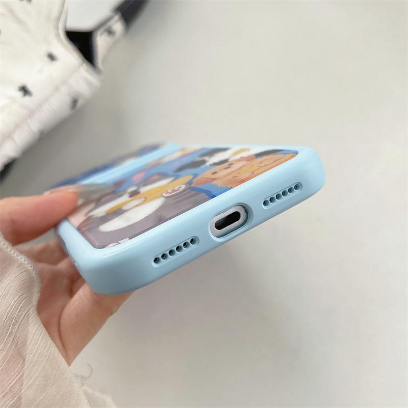 Cartoon Yuanbao Cat & Dog iPhone 17/16 Pro Max/15/14 Case