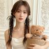 Elegant Women's Korean Ribbon Duckbill Hair Clips with Niche Design