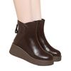 Round-toe Versatile Women's Boots, Short Boots for Women, New Style, Padded Cotton Shoes
