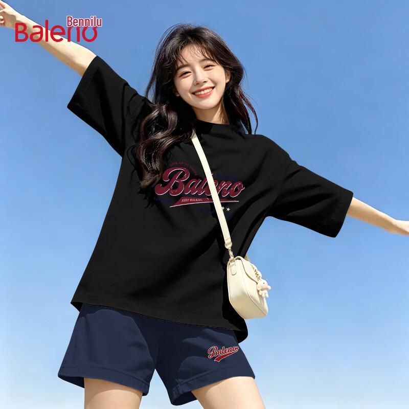 Baleno Men s Cotton Short Sleeve Tee & Shorts Set 2XL
