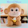 Banana Monkey Plush Toy With Pp Cotton Filling For Kids Bedroom Decor