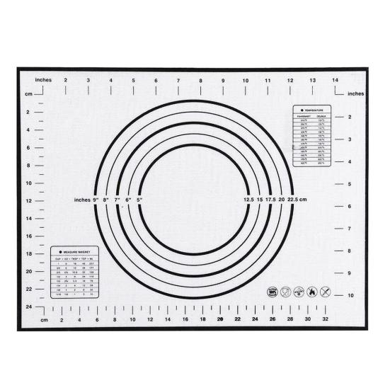 Non-Stick Silicone Baking Dough Pad Sheet Rolling Pastry Liner Mat Bakeware