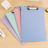 Simples A4 A5 A6 Bill Clipboard Bloco de notas Clip Board Folha solta Caderno Arquivo Grampos de escrita Suporte de papel Material escolar de escritório