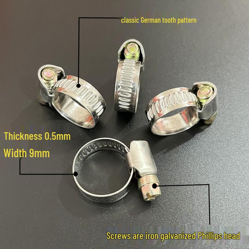 201 Stainless Steel German Water/Gas Pipe Clamp