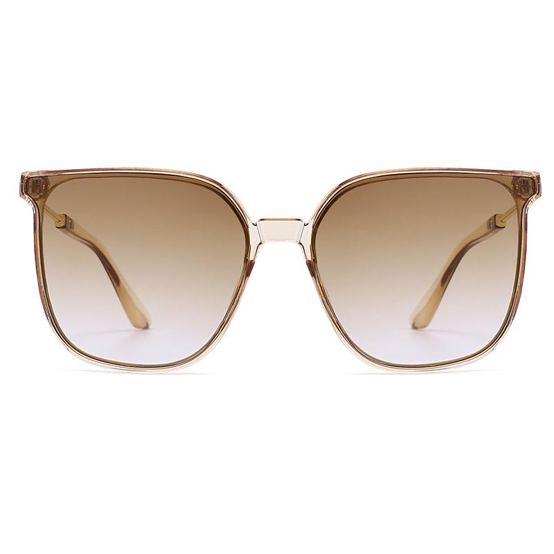 Fashionable Large Frame Sunglasses For Women Trendy UV Protection Stylish Versatile Sunglasses 1023