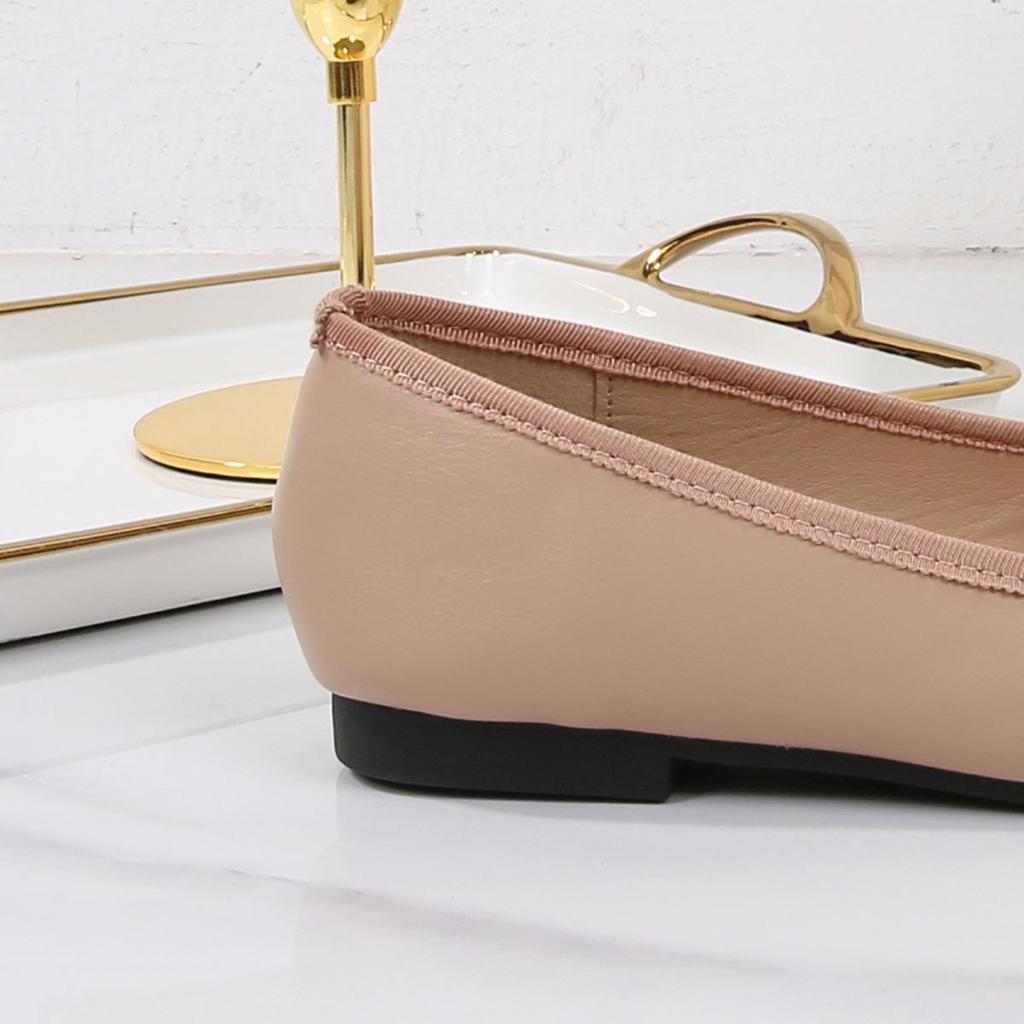 Mary Jane Women's Fragrance Flat Shoes - Round Toe, Low-Cut, Versatile Bean Shoes