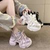 [Fanfna] Platform Dad Shoes Women's Super Fire 2025 Autumn New Popular Shoes Small Height-increasing Sports Shoes