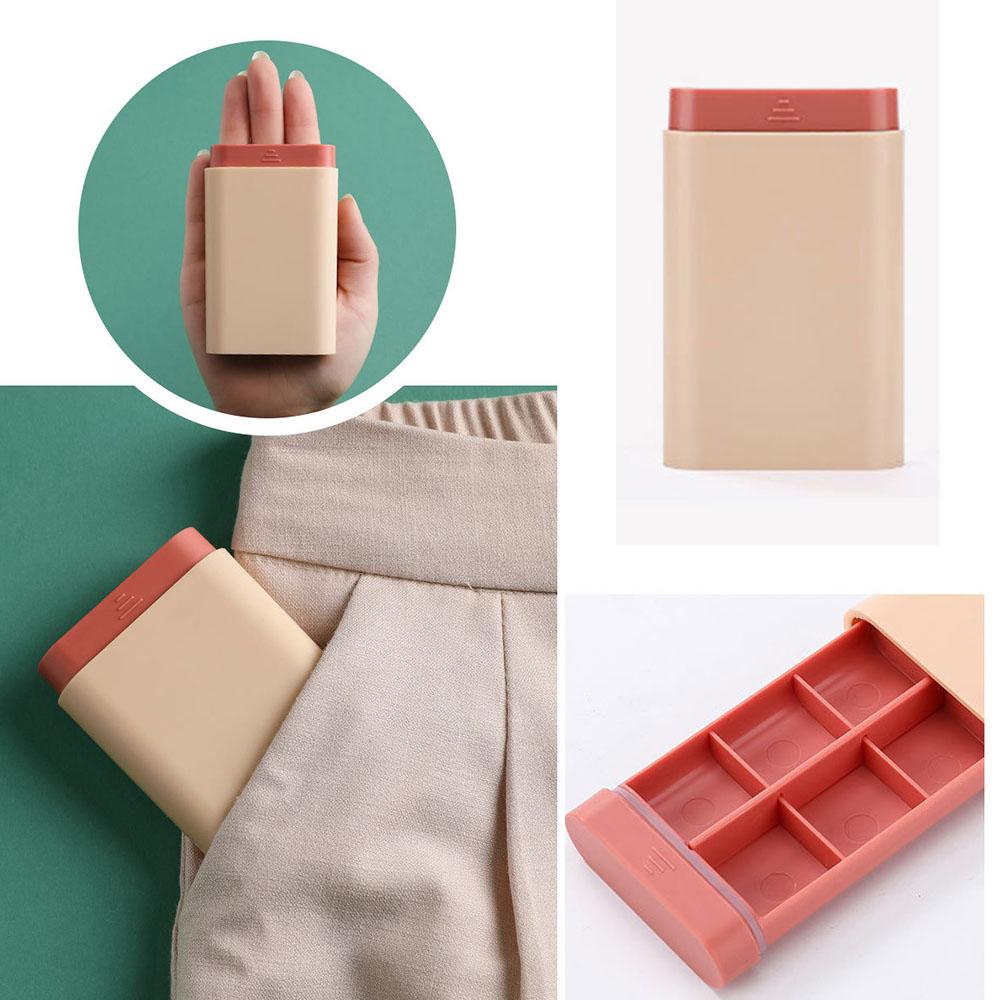 Sealed Travel Tablet Medicine  Kit Pill Splitter Holder Pill Case Dispenser Pill Medicine Box