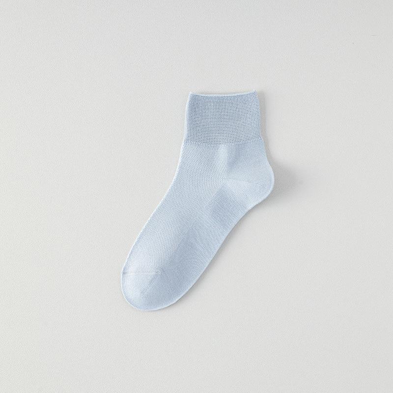 Summer Thin Mesh Breathable, Deodorizing, Sweat-absorbing Boneless Modal Women's Casual Socks