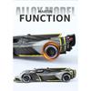 Modèle de voiture de sport en alliage Aston Martin Valkyrie 1/24 Métal moulé sous pression Véhicules Super de Course Modèle de Voiture Haute Simulation Son et Lumière Jouet Cadeau pour Enfants