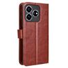 For ZTE Axon 60 (ZTE Blade V60) Leather Phone Case Wallet Crazy Horse Texture