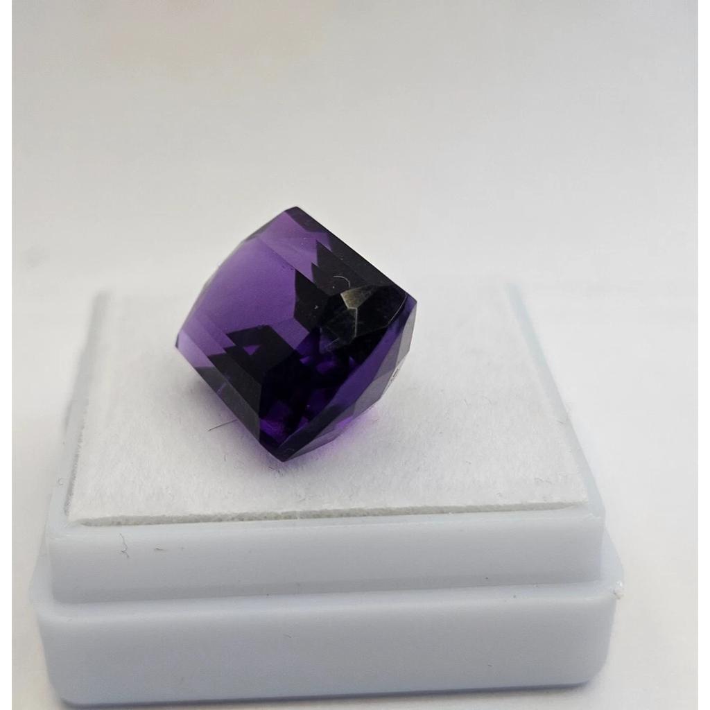 Fancy Cushion Cut Natural Amethyst Purple 9-10 Ct Stunning Certified Gemstone