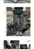 Men's Spring Ice Silk Quick-Dry Tapered Leg Mountain Style Outdoor Wrinkled Shell Pants