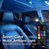 Rechargeable Car Atmosphere Lamp USB Charging RGB Led Car Interior Light  Birthday Party