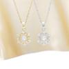 Elegant Snowflake Necklace - Women's Versatile Clavicle Chain Pendant, Perfect Valentine's Day Gift for Her
