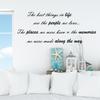 WZ9039 English Proverbs Bedroom Living Room Entrance Home Background Landscaping Decorative Wall Sticker