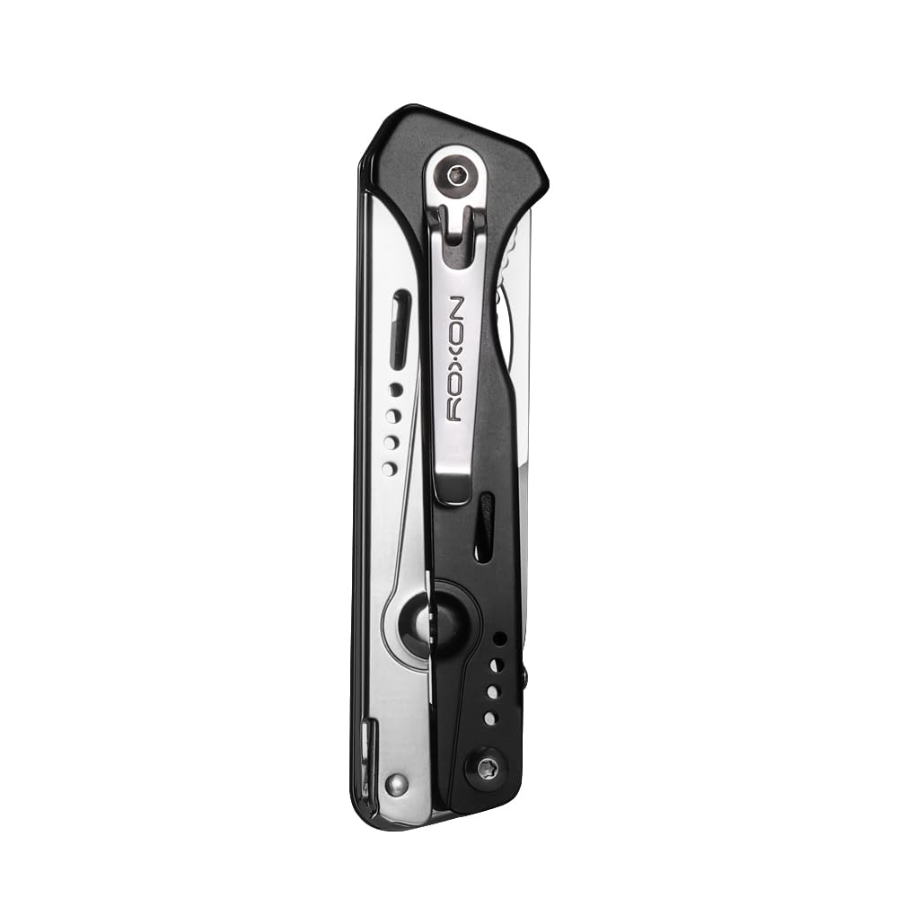 Roxon S501U Convenient To Carry with Belt Foldable Pocket Scissors with Replaceable Knife Perfect for Durable and Lightweight So You Can Carry It