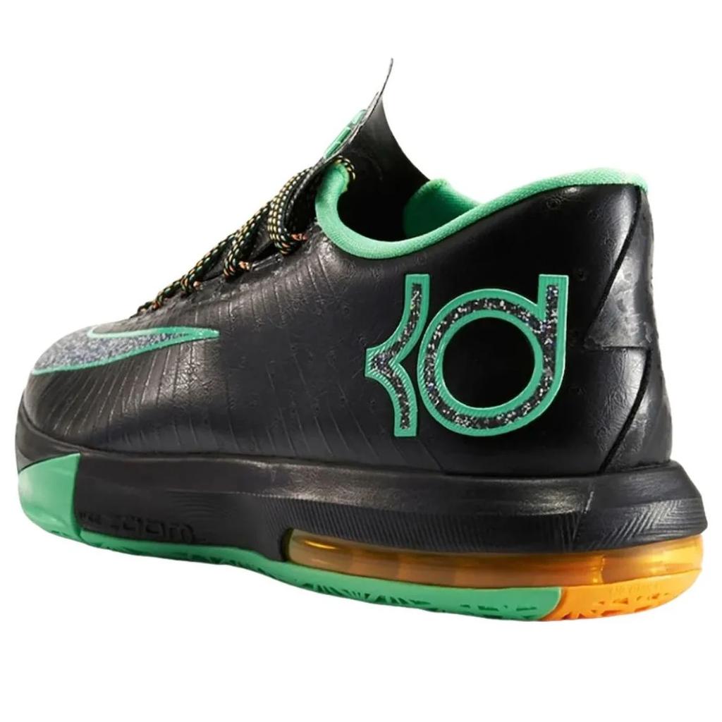 Nike KD 6 Brasile Sneakers Unisex Nero Multicolore-Verde Chiaro-Lucido IH3582-001
