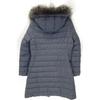 TATRAS LTA18A4635 ROBINIA Navy hooded reversible down coat with raccoon fur coat 3 NavyUsed