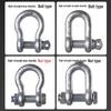 6.5 Ton Outdoor Bow Shackle with Bolt