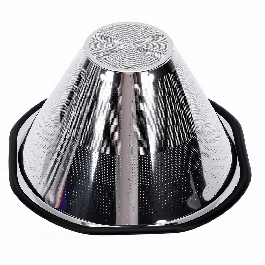 Reusable Coffee Filter Fit for Kalita Wave 185 Drippers Easy To Clean Stainless Steel Cone Coffee Filter
