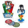 Board Game Silencio Extremo - Bizak - Microphone-shaped Sound Level Meter - 50 Challenge Cards
