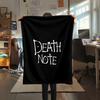 1PC Death Note Print Flannel Blanket, High Quality All Seasons, Home Decor, Warmth and Comfort, Perfect for Christmas Gifts