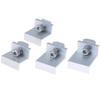 Anti-Corrosion Solar Panel Mounting Clamps Adjustable PV Mid End Bracket Clamp 30-45mm for Boat Camper Off-Grid Solar Power System