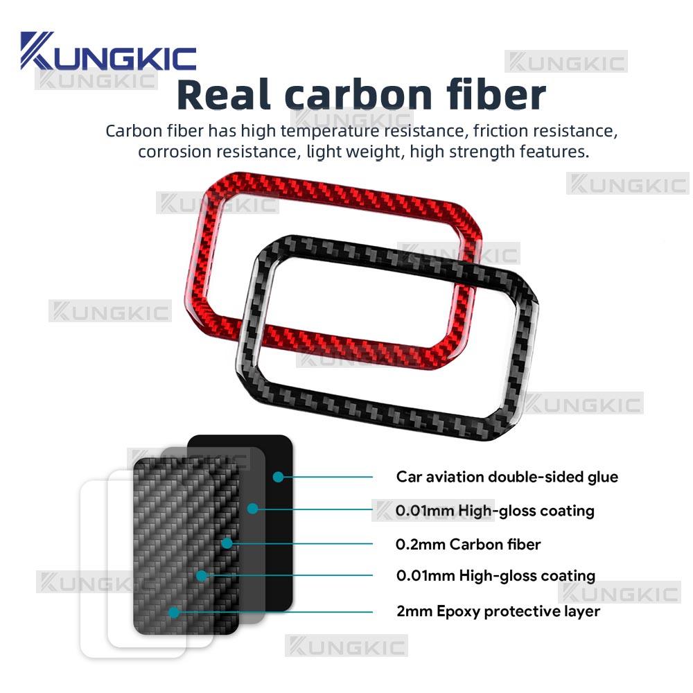Soft Carbon Fiber Sticker For Dacia Duster 2024 2025 2026 2027 Dacia Bigster 2025 2026 2027 Center Console Storage Box Frame