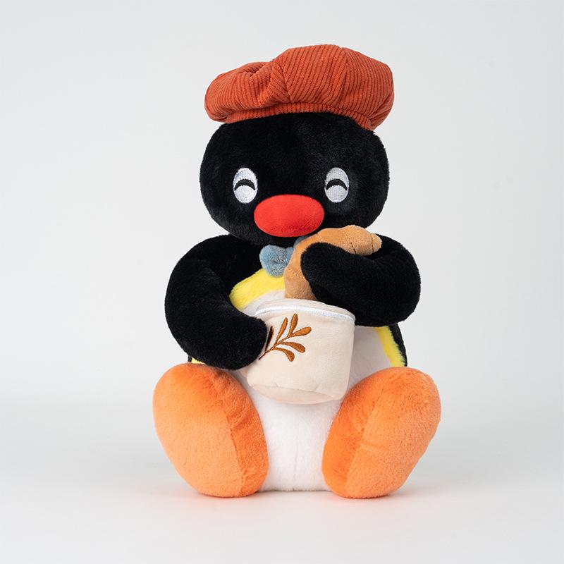 Youmai Penguin Sitting Pose Plush Toy Pinga Doll Ornament for Claw Machines