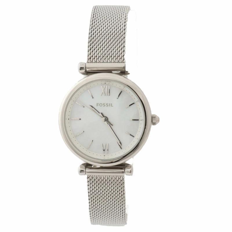 Used FOSSIL ES4432 Women s Watch Silver White JACQUELINE Parallel Import Product