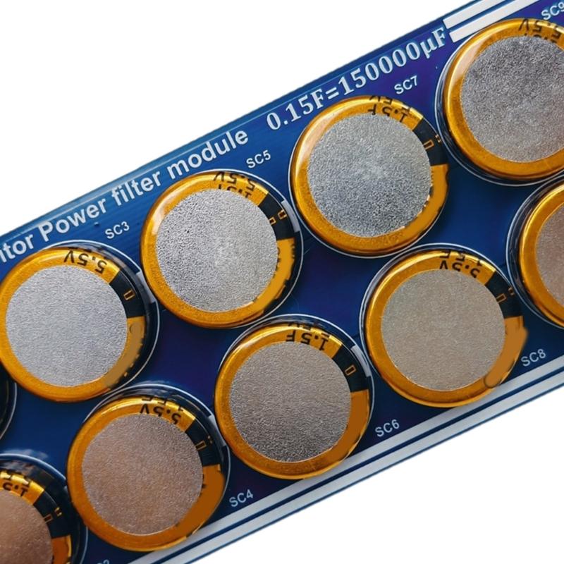 5V-48V 10A Supercapacitor Filter Board  Linears Switching for Headphone Amplifier