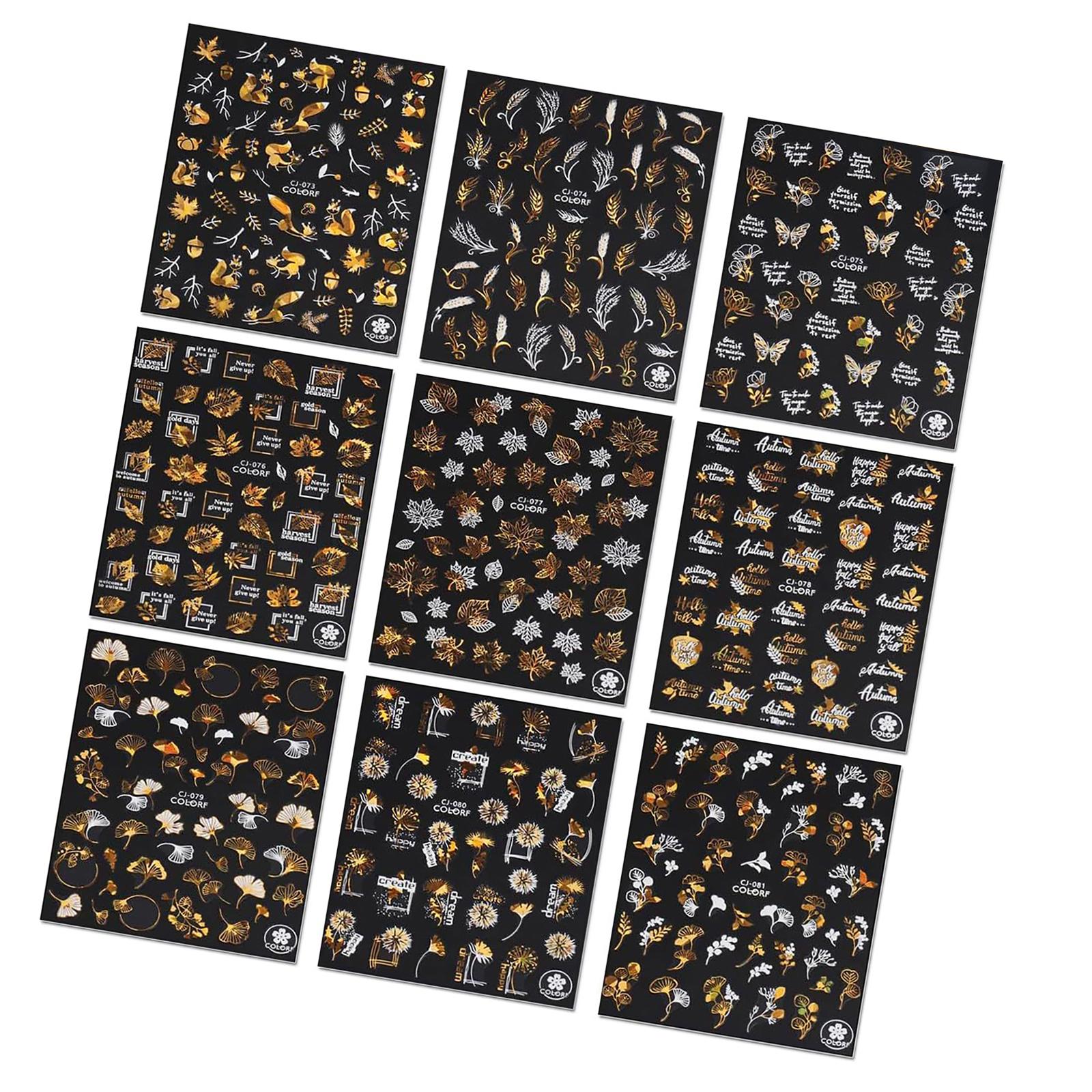 

Наклейки для ногтей в виде кленового листа Французские наклейки для ногтей Самоклеящиеся рисунки Наклейки для ногтей Украшения для ногтей в виде кленового листа для женщин