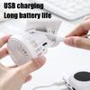 Solar Powered Hat Clip Fan USB Rechargeable Personal Fan Summer Cap Clip Cooler Fan
