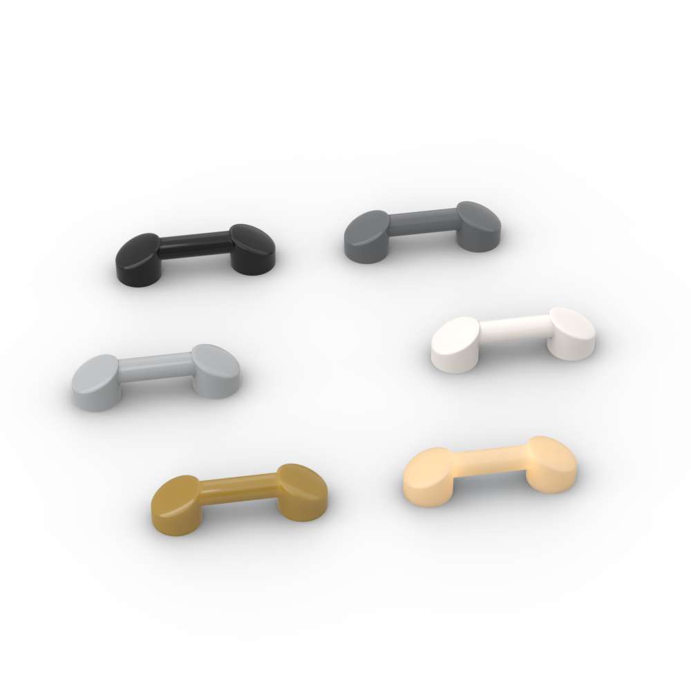 

MY OWN CREATION 10PCS 6190 Bar 1x3 Old Telephone Building Blocks Radio Handle 2 Studs Blocks Particle Puzzle Playthings Children Birthday Kid Present