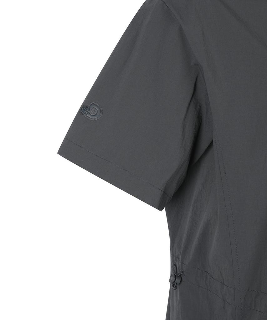 DISCOVERY EXPEDITION Women'S Freshvent Collared Woven Dress (D.Grey)