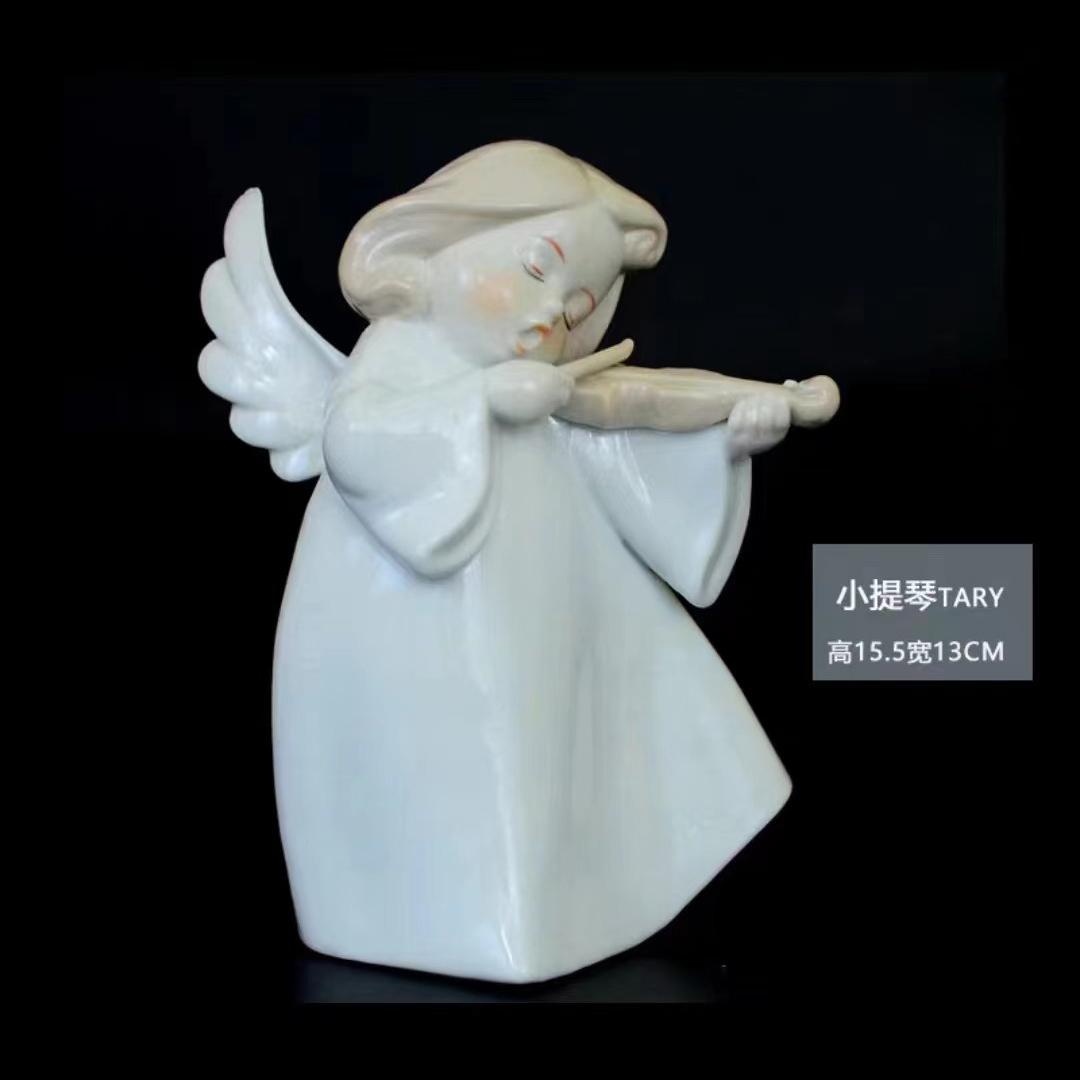 

Cute Music Little Angel European Ceramic Decoration New Product Home Living Room Entrance Small Ornament Small Gift Gift one size