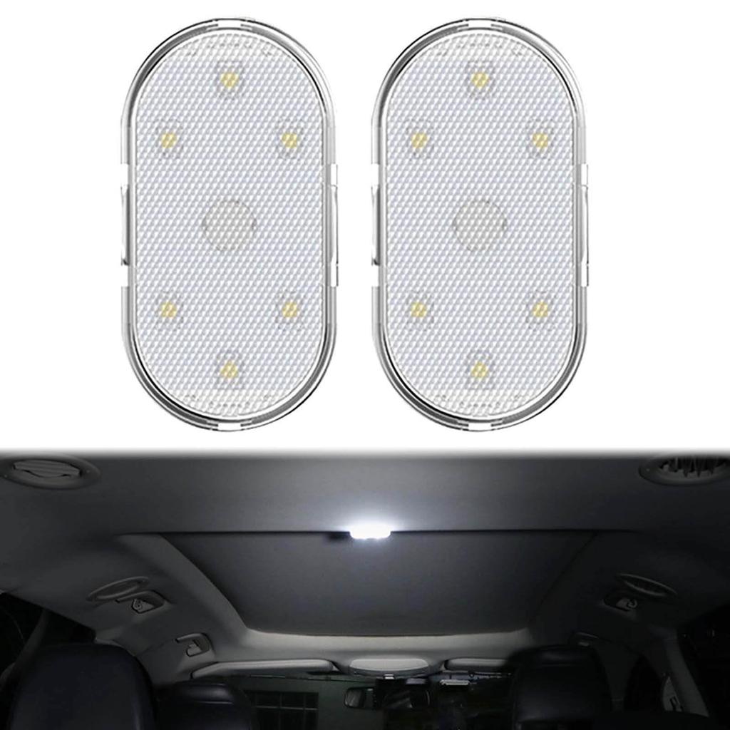 LED Room Lamp, Car Lighting, Touch Light, Set of 2, USB , Magnetic Car