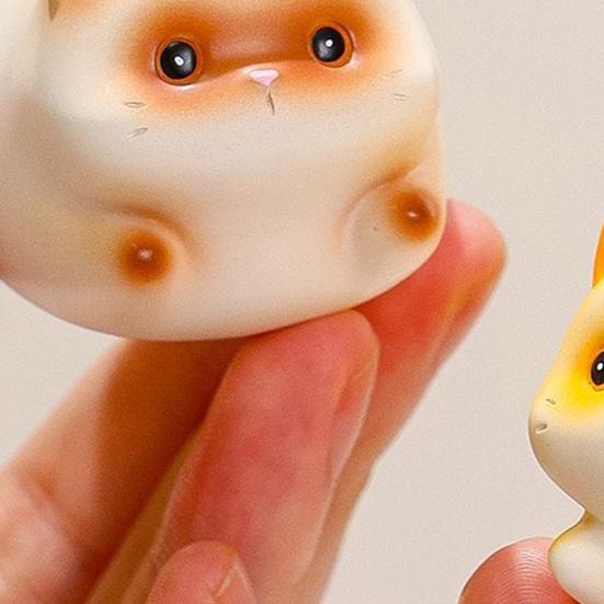 Cartoon Katze Schaukel Figur Niedliche Kleine Harz Katze Statue für Zuhause Büro Schreibtisch Dekoration Geschenke für Katzenliebhaber