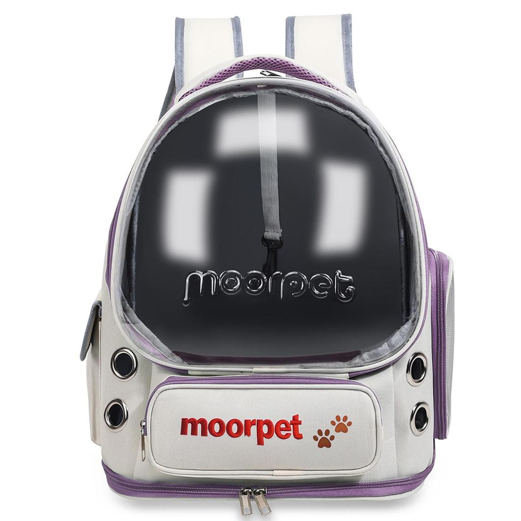 Large Capacity Transparent Pet Backpack - Breathable Space Capsule Design for Cats