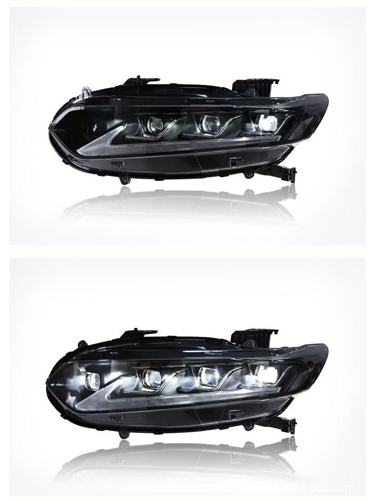 LED Bi-Beam Projector Headlight for 2018-2021 Honda Accord 10th Gen with Sequential Turn Signal