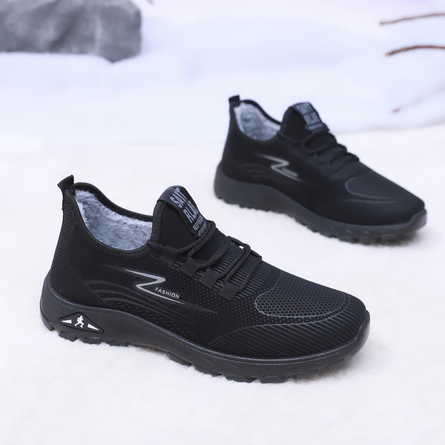 

2024 winter new men s cotton shoes Niuba leather waterproof men s sports shoes piled and thickened soft-soled men s cotton boots 39