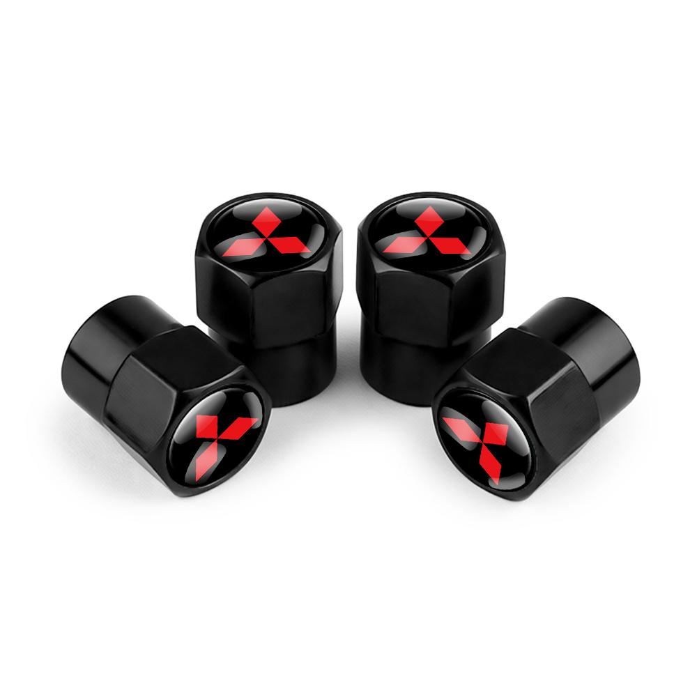 

Car Styling Tire Valve Cap Emblem Metal Cover Accessories For Mitsubishi Ralliart EX ASX L200 Colt Outlander Pajero Lancer Cross чёрный