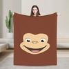 Curious George-s Blanket  Soft Street Trend Plush Throw Blanket For Living Room Travel Flannel Bedspread Bed Cover