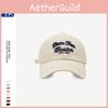 Embroidered Letter Bean Baseball Cap Adjustable Sun Protection Breathable Hat